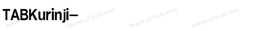 TABKurinji字体转换
