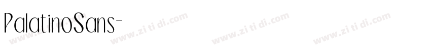 PalatinoSans字体转换 PalatinoSans字体转换