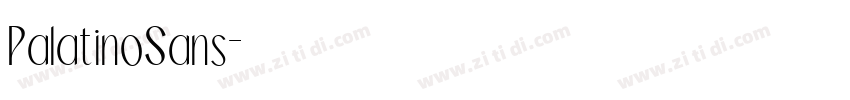 PalatinoSans字体转换 PalatinoSans字体转换