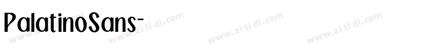 PalatinoSans字体转换 PalatinoSans字体转换