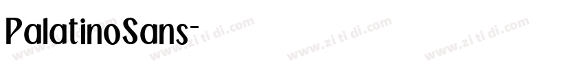 PalatinoSans字体转换 PalatinoSans字体转换