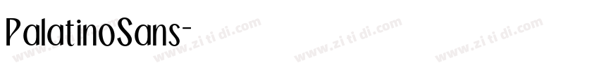 PalatinoSans字体转换 PalatinoSans字体转换