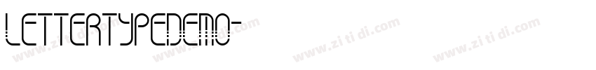 LettertypeDEMO字体转换