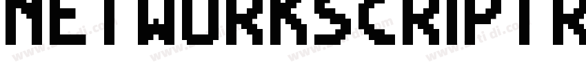 NetworkScriptRegular字体转换