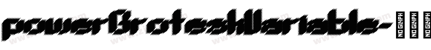 powerGroteskVariable字体转换