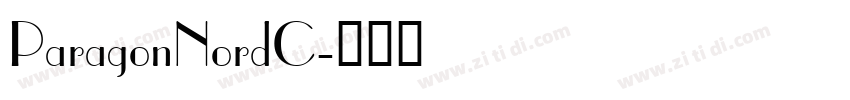 ParagonNordC字体转换