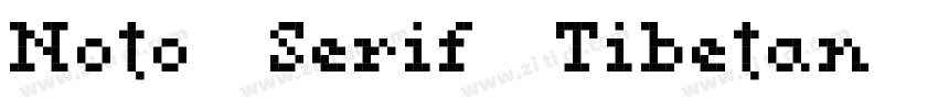 Noto_Serif_Tibetan_R字体转换 Noto_Serif_Tibetan_R字体转换