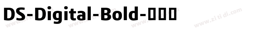 DS-Digital-Bold字体转换