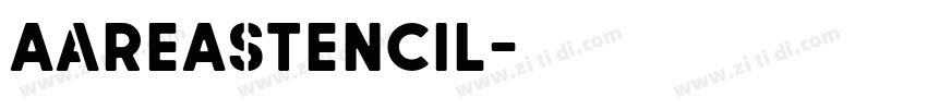 aAreaStencil字体转换 aAreaStencil字体转换