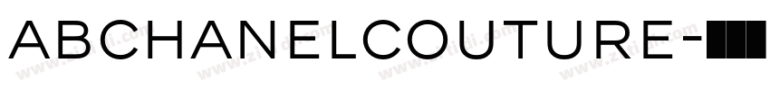 ABChanelCouture字体转换 ABChanelCouture字体转换
