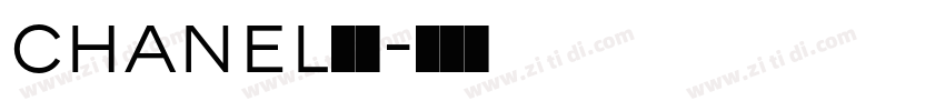 Chanel字体字体转换