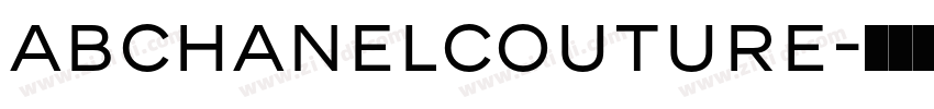 ABChanelCouture字体转换 ABChanelCouture字体转换