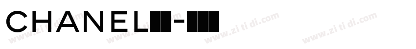 Chanel字体字体转换