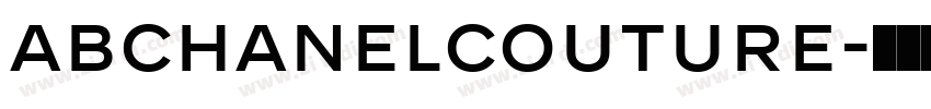 ABChanelCouture字体转换 ABChanelCouture字体转换
