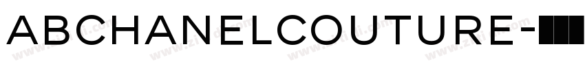 ABChanelCouture字体转换 ABChanelCouture字体转换