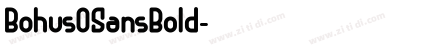 BohusOSansBold字体转换