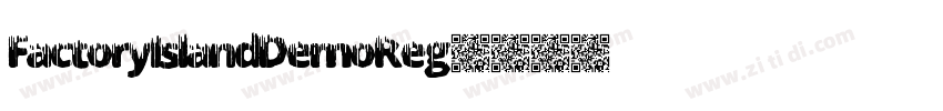 FactoryIslandDemoReg字体转换