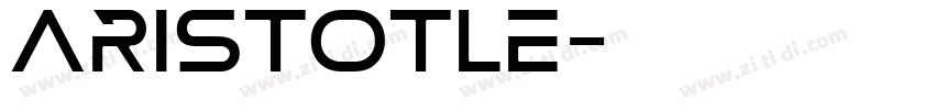 ARISTOTLE字体转换