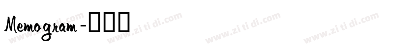 Memogram字体转换
