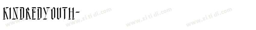 KindredYouth字体转换