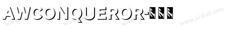 AWConqueror字体转换