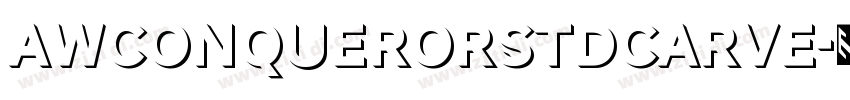 AWConquerorStdCarve字体转换 AWConquerorStdCarve字体转换