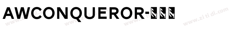 AWConqueror字体转换