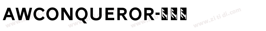 AWConqueror字体转换