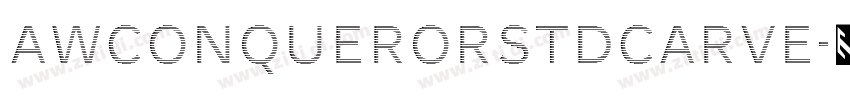 AWConquerorStdCarve字体转换 AWConquerorStdCarve字体转换