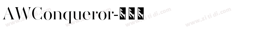 AWConqueror字体转换