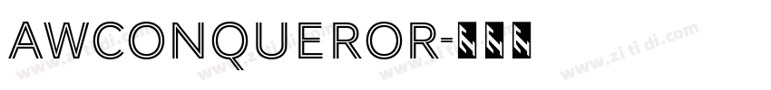 AWConqueror字体转换