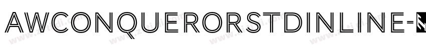 AwConquerorstdInline字体转换