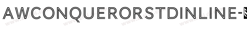 AwConquerorstdInline字体转换