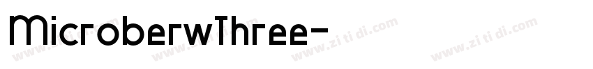 MicroberwThree字体转换