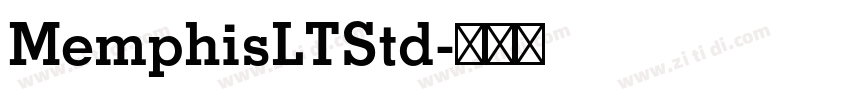 MemphisLTStd字体转换