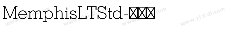 MemphisLTStd字体转换