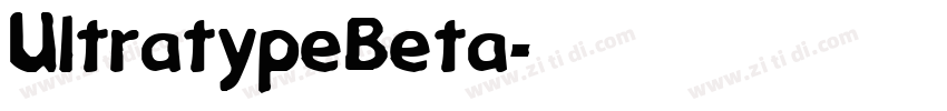 UltratypeBeta字体转换