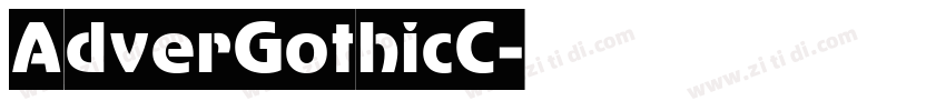 AdverGothicC字体转换 AdverGothicC字体转换