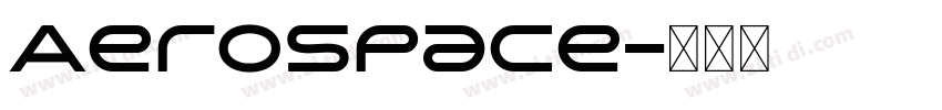 Aerospace字体转换
