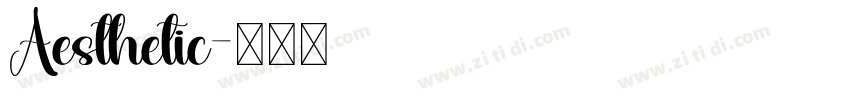 Aesthetic字体转换