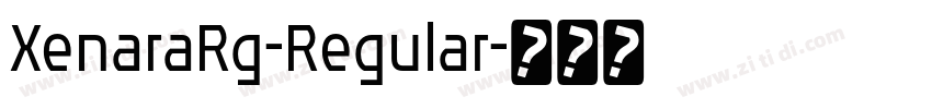 XenaraRg-Regular字体转换 XenaraRg-Regular字体转换