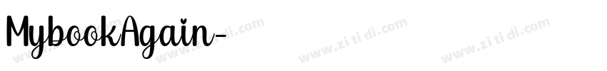 MybookAgain字体转换
