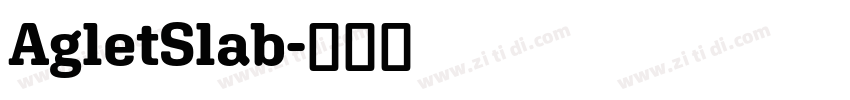 AgletSlab字体转换 AgletSlab字体转换