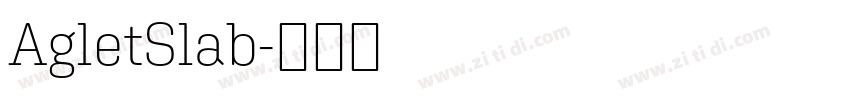 AgletSlab字体转换 AgletSlab字体转换