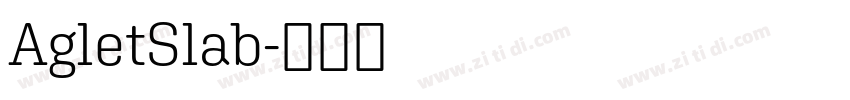 AgletSlab字体转换 AgletSlab字体转换