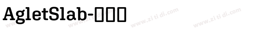 AgletSlab字体转换 AgletSlab字体转换