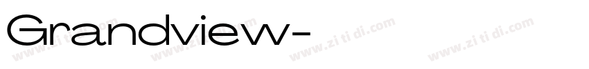 Grandview字体转换