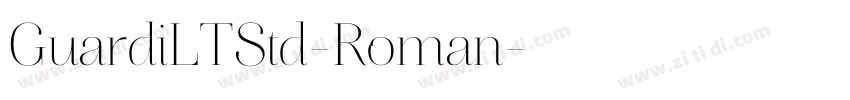 GuardiLTStd-Roman字体转换