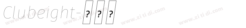 Clubeight字体转换