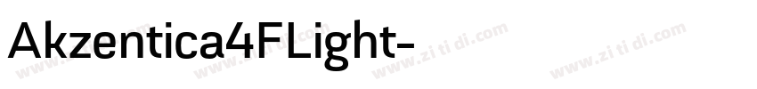 Akzentica4FLight字体转换
